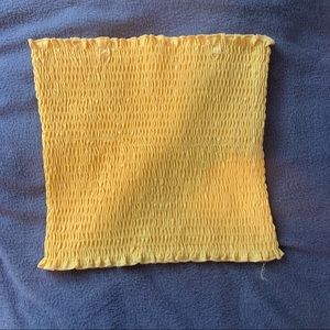 Yellow bando top